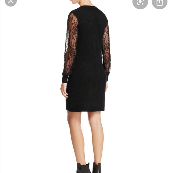 C by Bloomingdale’s Cashmere Black Dress - Picture 3 of 8
